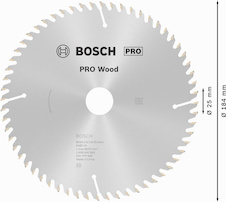 Pilový kotouč PRO Wood pro okružní pilu, 184 × 2,5 × 25 mm