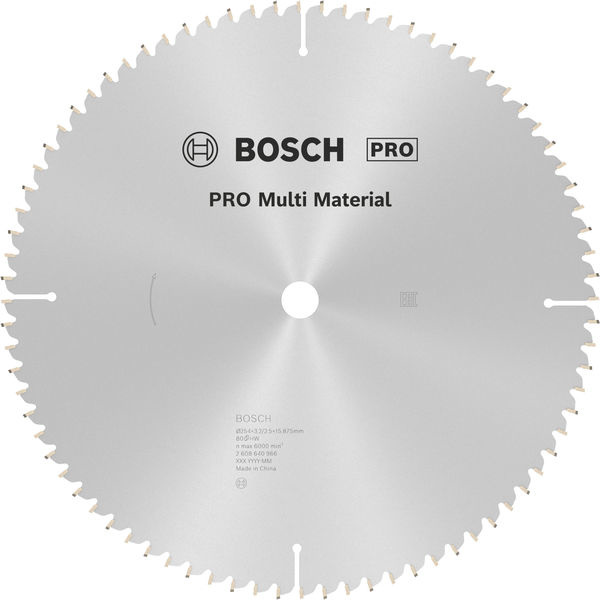 Pilový kotouč PRO Multi Material pro okružní pilu, 254 × 3,2 × 16 mm