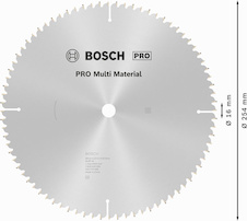 Pilový kotouč PRO Multi Material pro okružní pilu, 254 × 3,2 × 16 mm