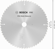 Pilový kotouč PRO Multi Material pro okružní pilu, 305 × 3,2 × 30 mm