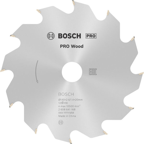Pilový kotouč PRO Wood pro okružní pilu, 140 × 2,4 × 20 mm, T12