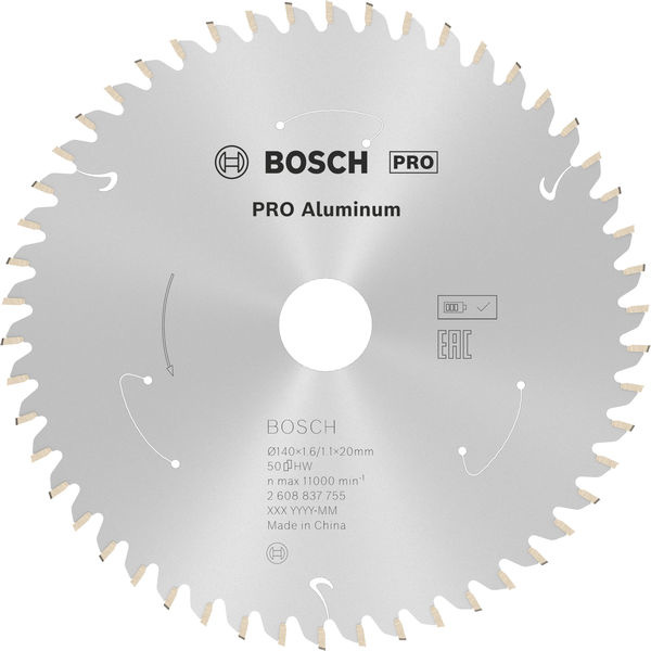 Pilový kotouč PRO Aluminium cordless pro akumulátorovou okružní pilu, 140 × 1,6 × 20 mm