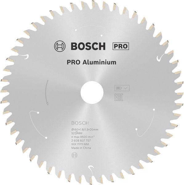 Pilový kotouč PRO Aluminium cordless pro akumulátorovou okružní pilu, 160 × 1,8 × 20 mm