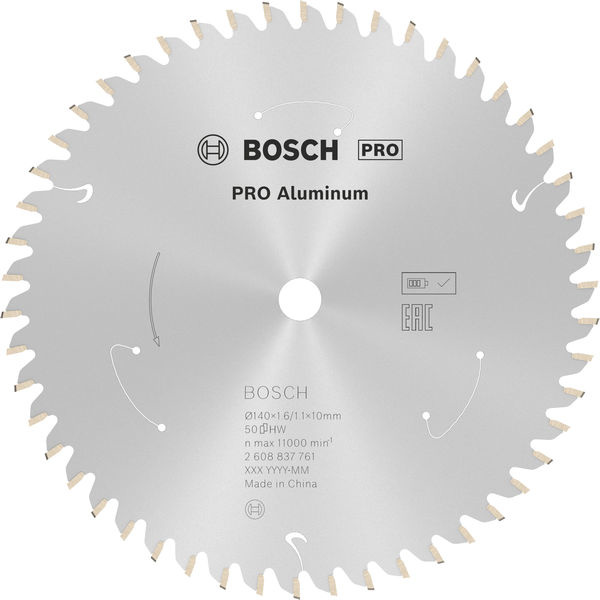 Pilový kotouč PRO Aluminium cordless pro akumulátorovou okružní pilu, 140 × 1,6 × 10 mm