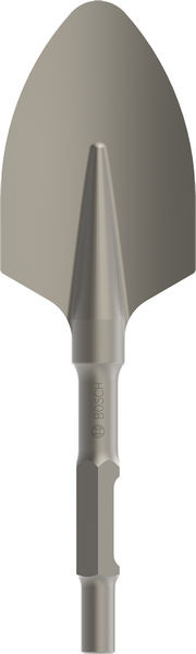Lopatkový sekáč PRO HEX 30-4C, zaoblený, 135 × 400 mm