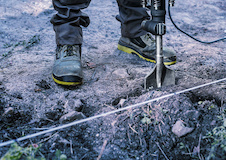 Lopatkový sekáč PRO HEX 30-4C, zaoblený, 135 × 400 mm