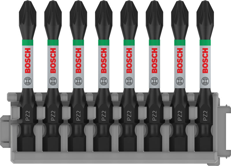 Bit PRO Pozidriv Impact, PZ2, 55 mm, 8 ks