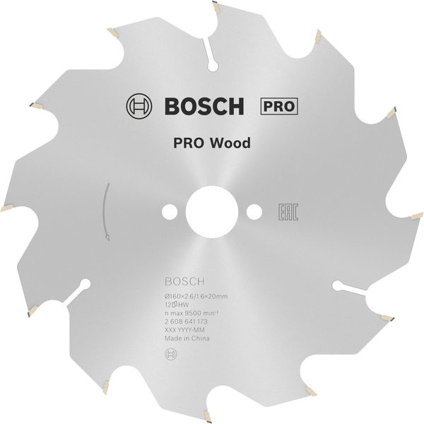 Pilový kotouč PRO Wood pro okružní pilu, 160 × 2,6 × 20 mm, T12