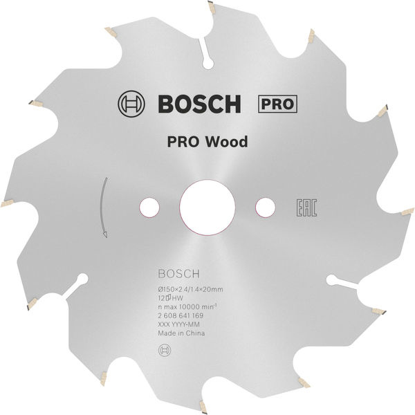 Pilový kotouč PRO Wood pro okružní pilu, 150 × 2,4 × 20 mm, T12