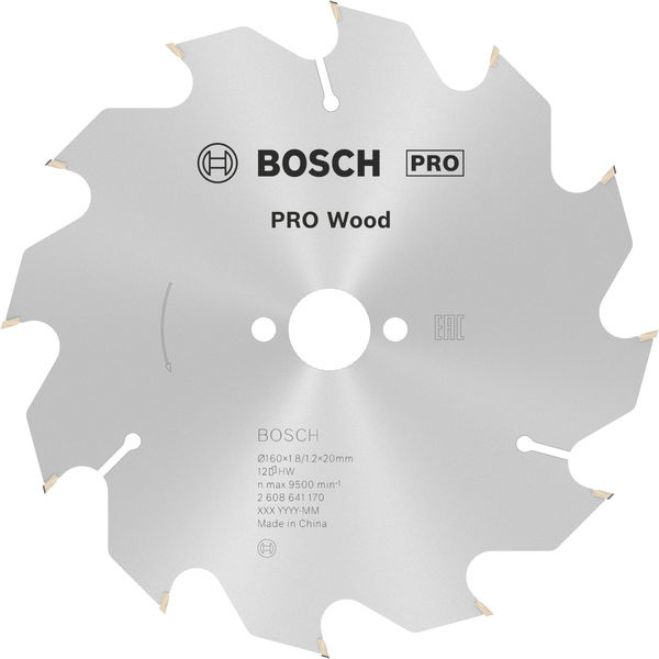 Pilový kotouč PRO Wood pro okružní pilu, 160 × 1,8 × 20 mm, T12