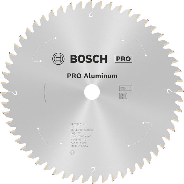 Pilový kotouč PRO Aluminium cordless pro akumulátorovou okružní pilu, 184 × 2 × 16 mm