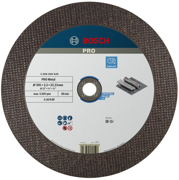 Řezací kotouč PRO Metal, 300 × 3,2 × 22,23 mm