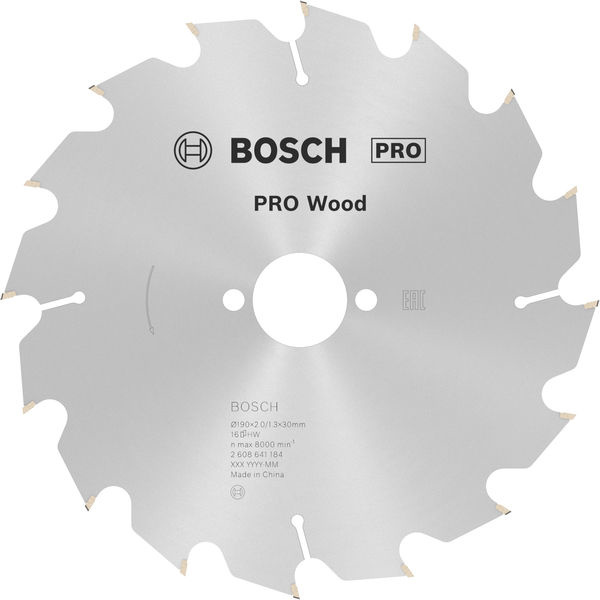 Pilový kotouč PRO Wood pro okružní pilu, 190 × 2 × 30 mm, T16