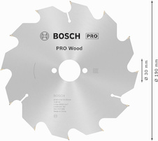 Pilový kotouč PRO Wood pro okružní pilu, 190 × 2,6 × 30 mm, T12