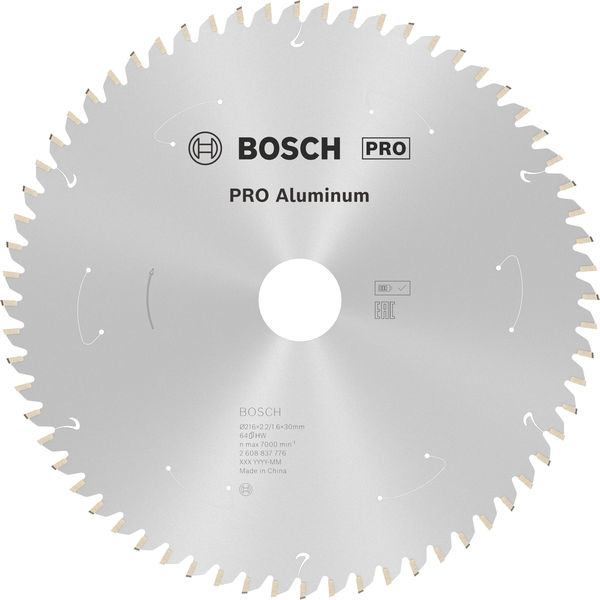 Pilový kotouč PRO Aluminium cordless pro akumulátorovou okružní pilu, 216 × 2,2 × 30 mm