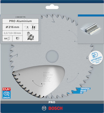Pilový kotouč PRO Aluminium cordless pro akumulátorovou okružní pilu, 216 × 2,2 × 30 mm