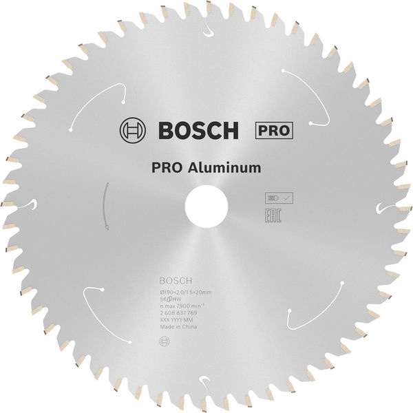 Pilový kotouč PRO Aluminium cordless pro akumulátorovou okružní pilu, 190 × 2 × 20 mm