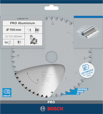 Pilový kotouč PRO Aluminium cordless pro akumulátorovou okružní pilu, 190 × 2 × 20 mm