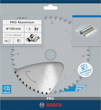 Pilový kotouč PRO Aluminium cordless pro akumulátorovou okružní pilu, 190 × 2 × 30 mm