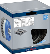 Hrncový kartáč PRO Metal heavy, 90 × 0,8 mm, závit