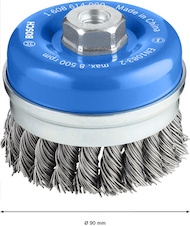 Hrncový kartáč PRO Metal heavy, 90 × 0,8 mm, závit