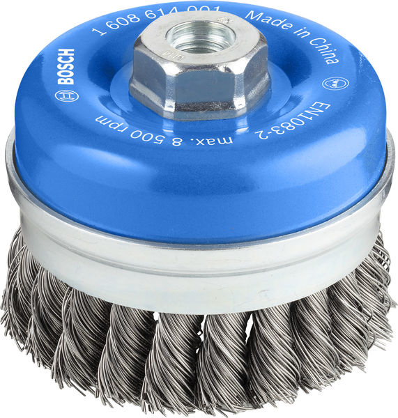 Hrncový kartáč PRO Metal heavy, 90 × 0,5 mm, závit