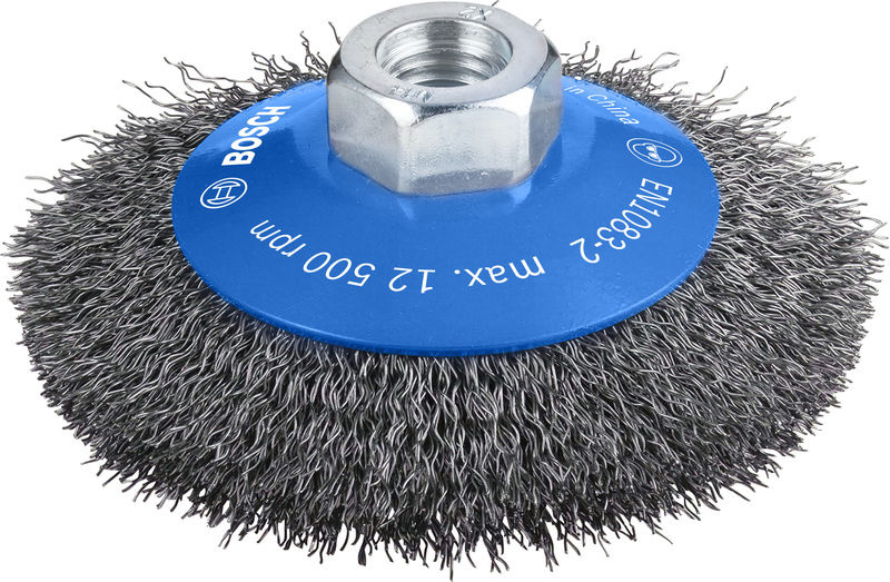 Zkosený kartáč PRO Metal clean, 100 × 0,3 mm, závit