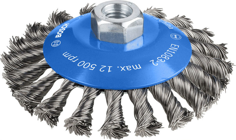 Zkosený kartáč PRO Metal heavy, 115 × 0,5 mm, závit