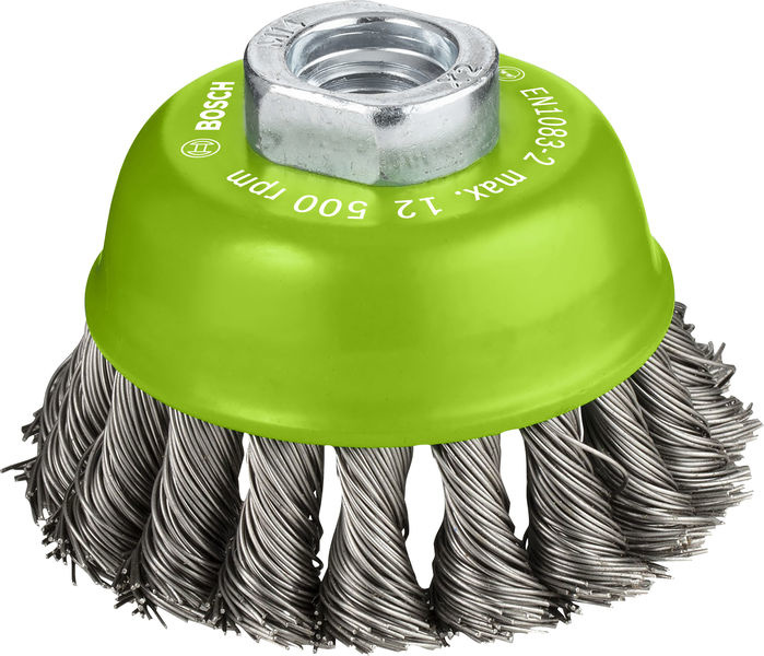 Hrncový kartáč PRO Stainless Steel heavy, 75 × 0,5 mm, závit