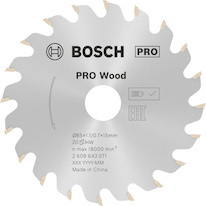 Pilový kotouč PRO Wood pro okružní pilu, 85 × 1,1 × 15 mm