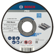 Řezací kotouč PRO Metal, 115 × 2,5 × 22,23 mm