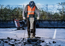Sekáč na asfalt PRO HEX 28, 125 × 500 mm