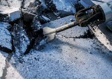 Sekáč na asfalt PRO HEX 28, 125 × 500 mm