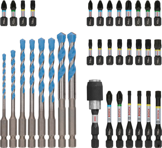 Smíšená sada PRO Impact Mixed Set, 35 ks