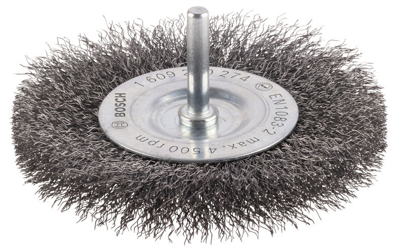 Drátěný kartáč PRO Metal clean, rovná stopka, 100 × 0,2 mm