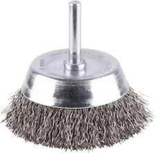 Hrncový kartáč PRO Metal clean, rovná stopka, 70 × 0,2 mm