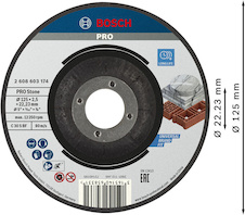 Řezací kotouč PRO Stone, 125 × 2,5 × 22,23 mm