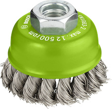 Hrncový kartáč PRO Stainless Steel heavy, 65 × 0,35 mm, závit