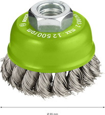 Hrncový kartáč PRO Stainless Steel heavy, 65 × 0,35 mm, závit