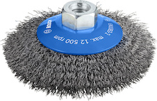 Zkosený kartáč PRO Metal clean, 115 × 0,3 mm, závit