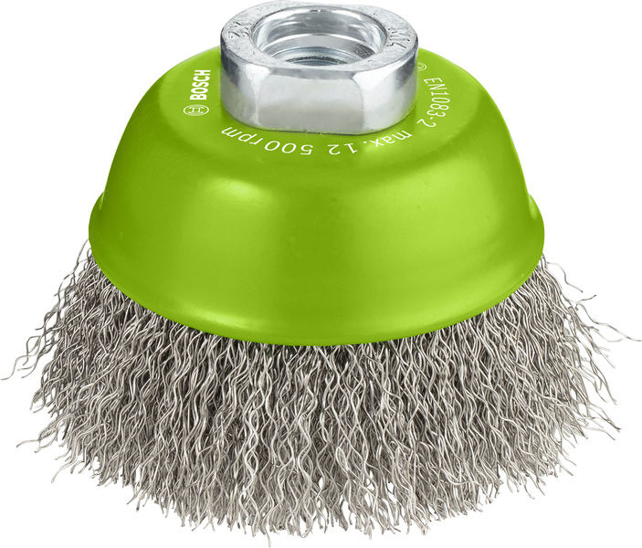 Hrncový kartáč PRO Stainless Steel clean, 75 × 0,3 mm, závit