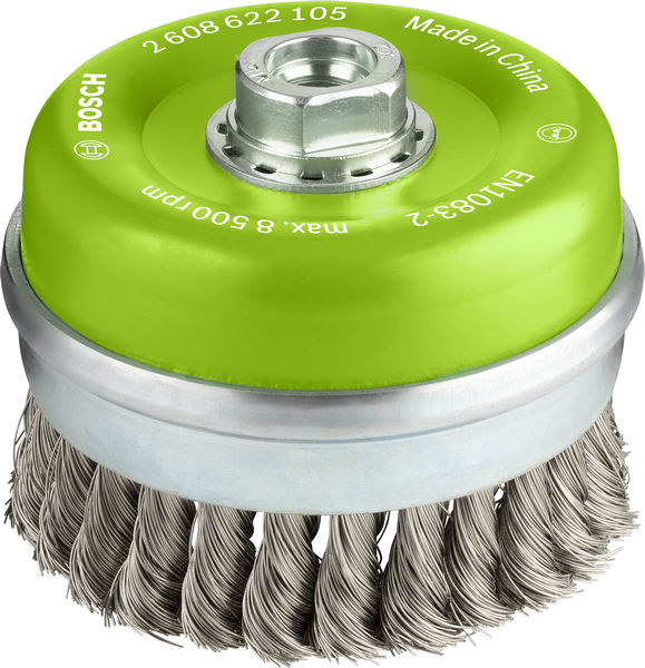 Hrncový kartáč PRO Stainless Steel heavy, 100 × 0,35 mm, závit