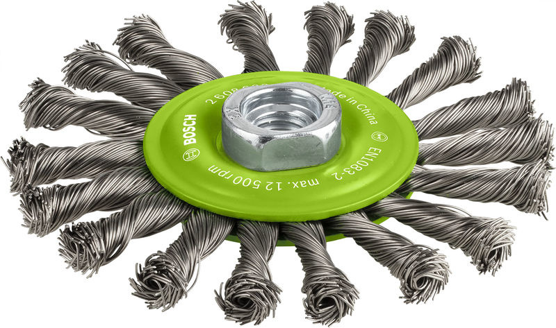 Drátěný kartáč PRO Stainless Steel heavy, 115 × 0,5 mm, závit