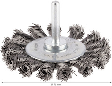 Drátěný kartáč PRO Metal heavy, rovná stopka, 75 × 0,5 mm
