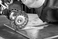 Drátěný kartáč PRO Metal heavy, rovná stopka, 75 × 0,5 mm