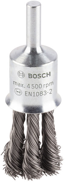 Štětcový kartáč PRO Metal heavy, rovná stopka, 19 × 0,35 mm