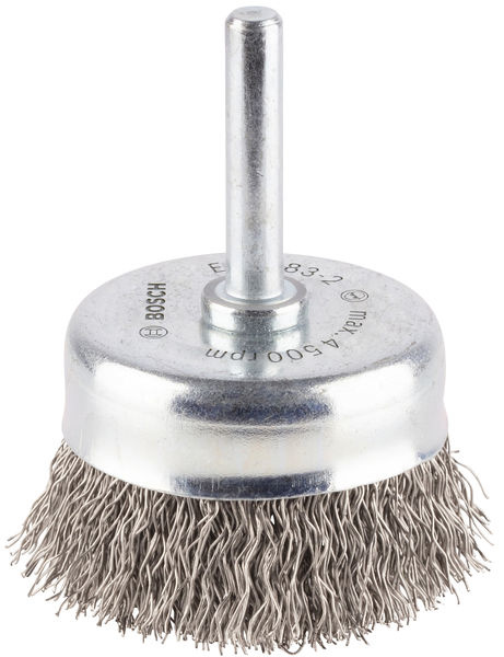 Hrncový kartáč PRO Stainless Steel clean, rovná stopka, 50 × 0,3 mm
