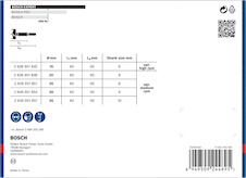 Sada sukovníků na závěsy EXPERT Laminated Wood, 15; 20; 25; 30; 35 × 60 × 90 mm, 5 ks