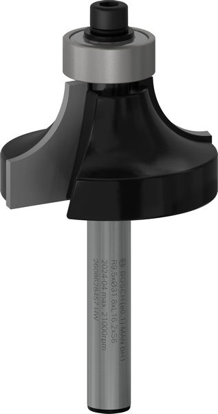 Zaoblovací fréza PRO, R 9,5, stopka 6 mm
