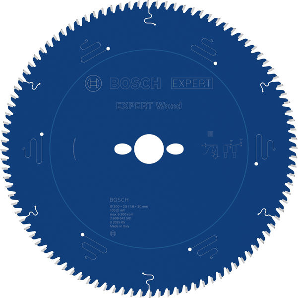 Pilový kotouč EXPERT Wood, 300 × 2,5/1,8 × 30 mm, T100